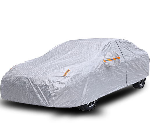 PURE SILVER ALUMINUM FILM CAR FULL CLOTHING COVER