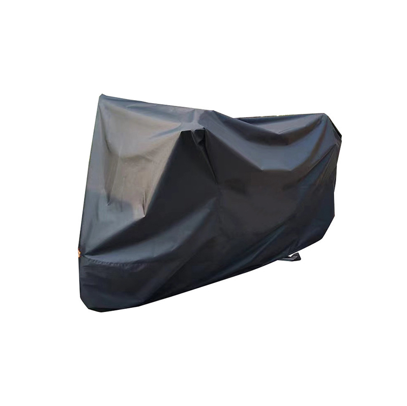 Čierny nepremokavý poťah na motorkový stan z oxfordskej tkaniny